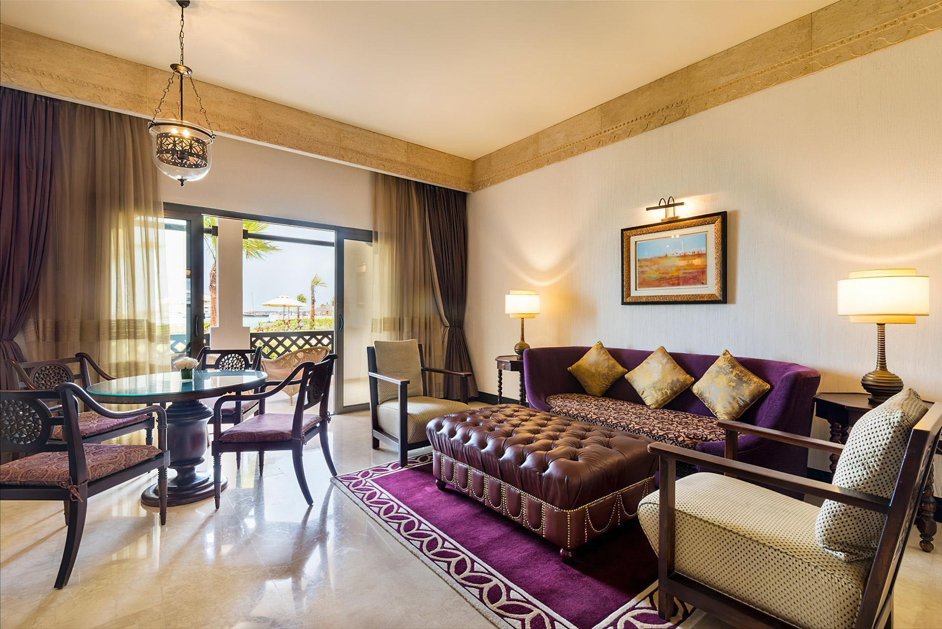 Sharq Village & Spa, A Ritz-Carlton Hotel – Doha, Qatar – Suite Living Room