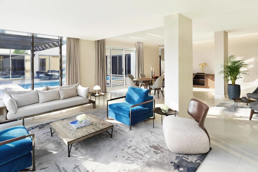 The Ritz-Carlton Abu Dhabi, Grand Canal Hotel - Abu Dhabi, UAE - Rabdan Villa Living Room