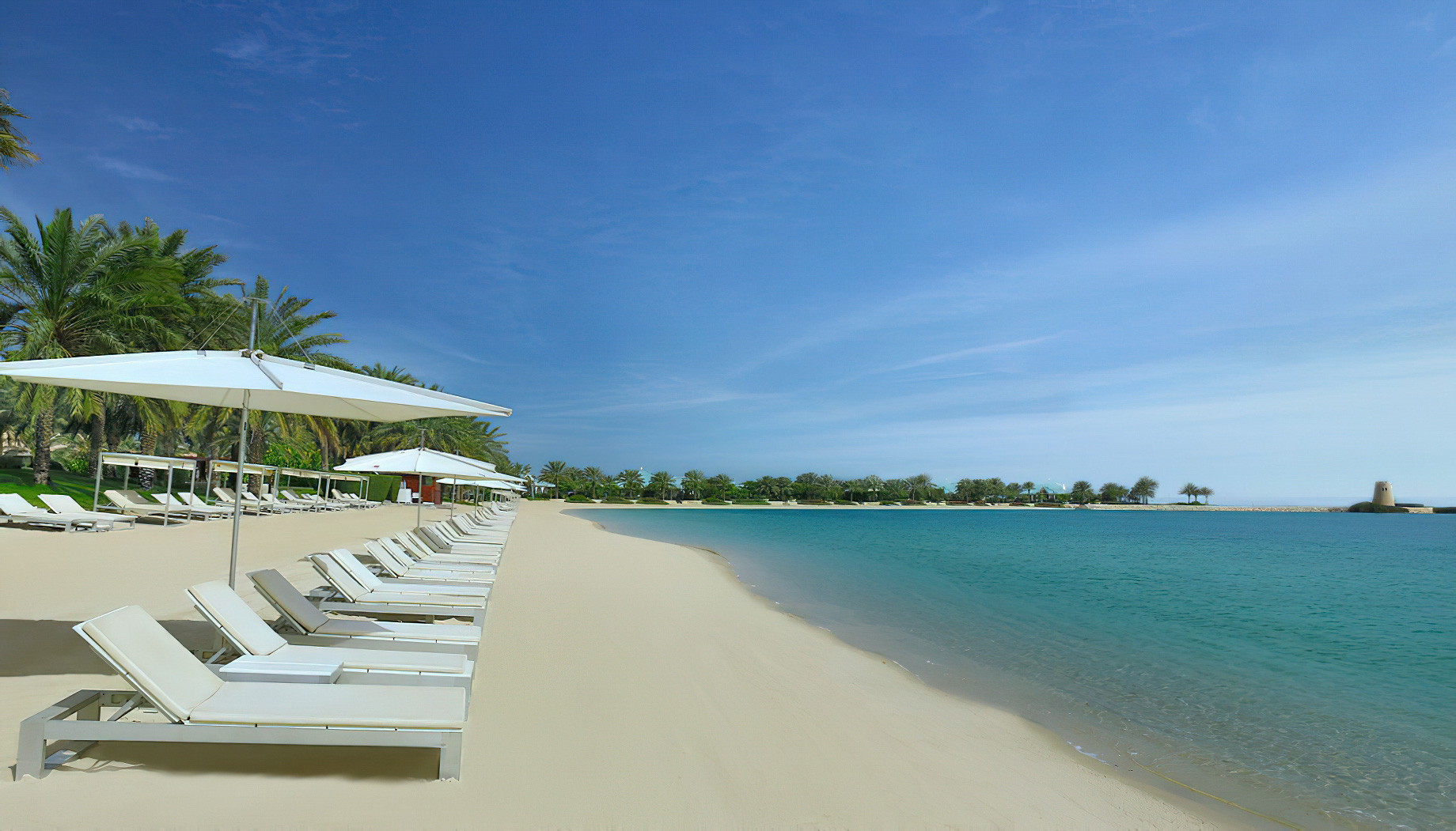 The Ritz-Carlton, Bahrain Resort Hotel - Manama, Bahrain - The Royal Beach Club Private Beach