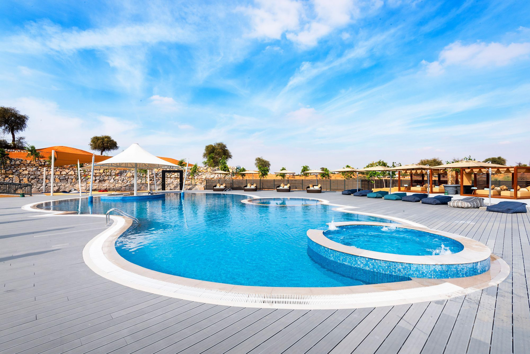 The Ritz-Carlton Ras Al Khaimah, Al Wadi Desert Resort – UAE – Oasis Pool & Bar Pool Deck