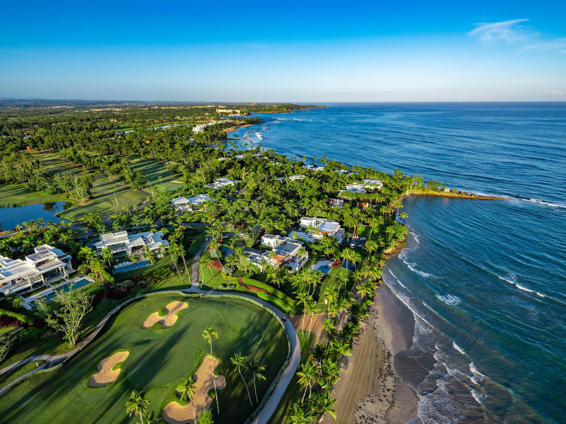 The Ritz-Carlton, Dorado Beach Reserve Resort - Puerto Rico - Resort Golf Course Aerial View