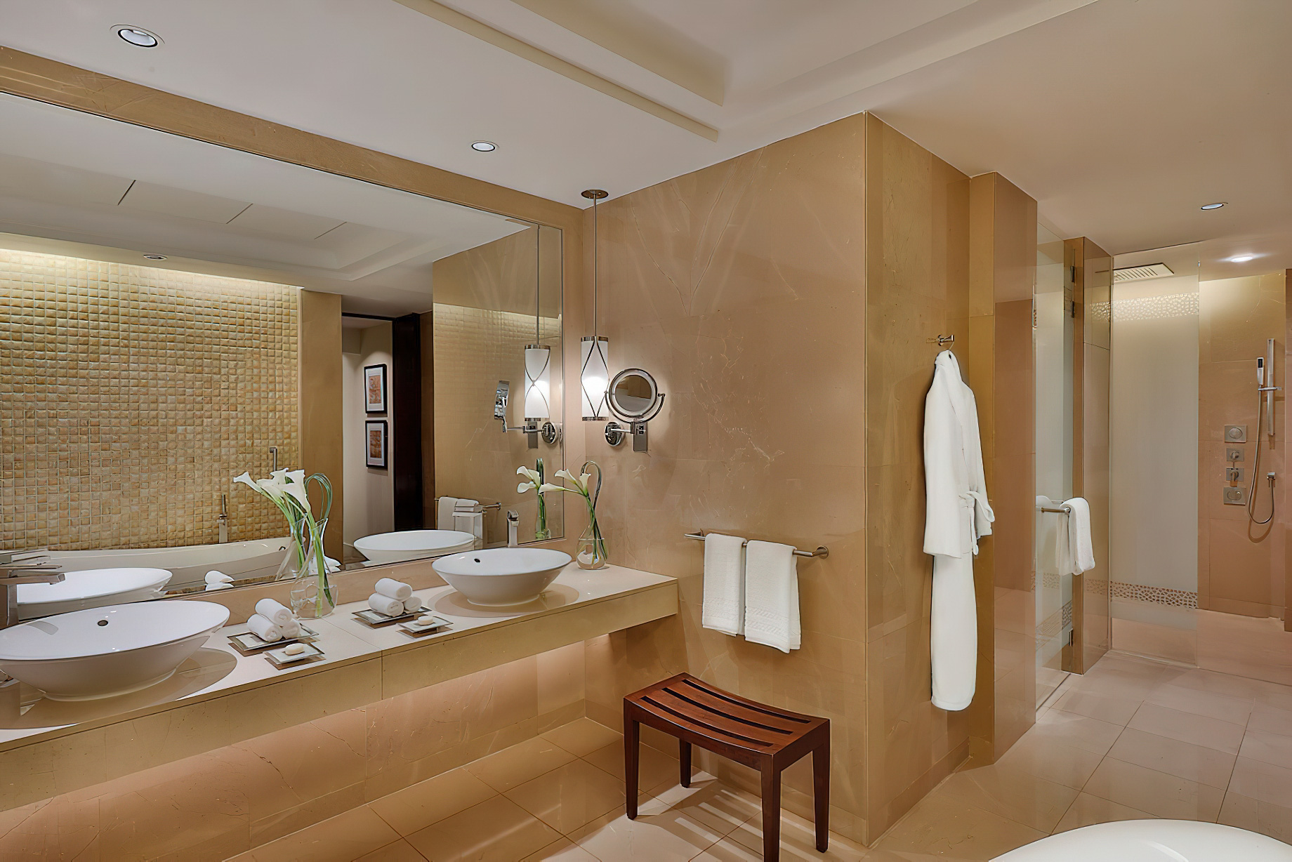 The Ritz-Carlton, Dubai Hotel – JBR Beach, Dubai, UAE – One Bedroom Ocean Club Suite Bathroom