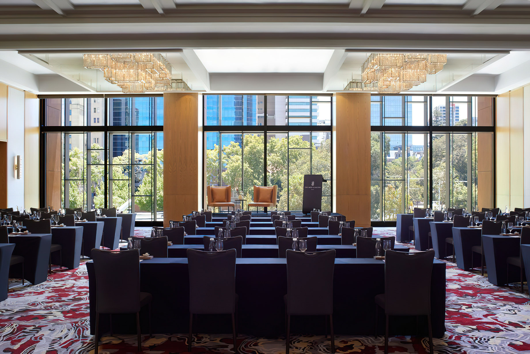The Ritz-Carlton, Perth Hotel - Perth, Australia - Meeting Venue Classroom Setup