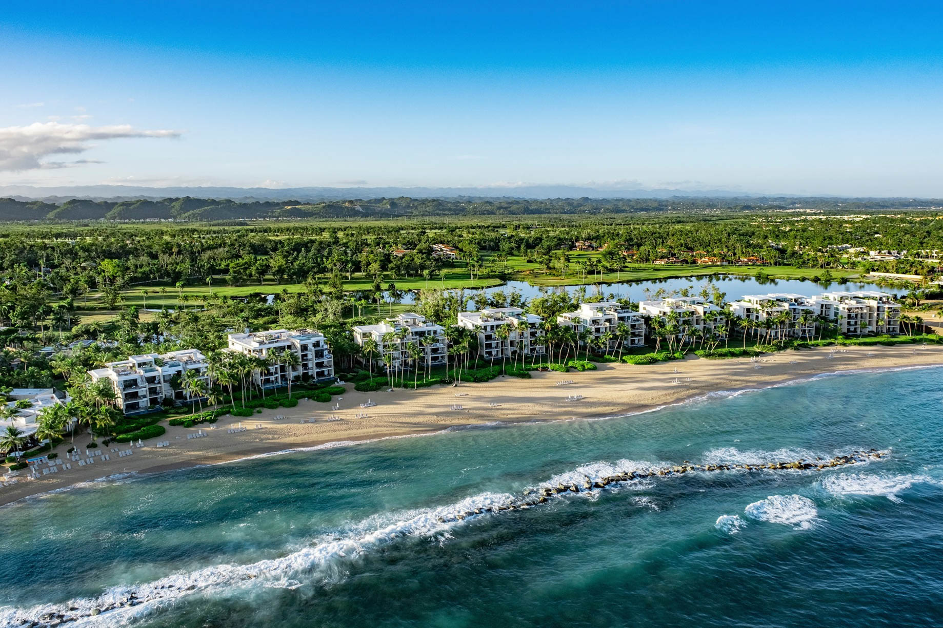 The Ritz-Carlton, Dorado Beach Reserve Resort – Puerto Rico – Resort West Beach Residences Aerial View