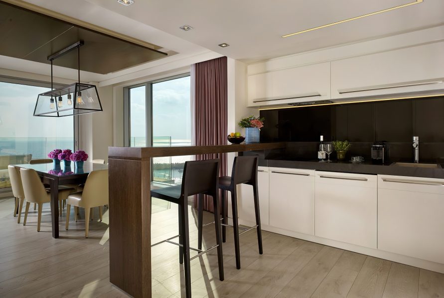 The Ritz-Carlton, Herzliya Hotel - Herzliya, Israel - One Bedroom Mediterranean Suite Kitchen