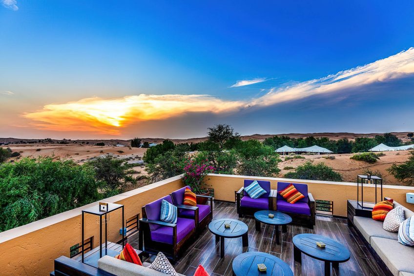 The Ritz-Carlton Ras Al Khaimah, Al Wadi Desert Resort - UAE - Moon Bar Rooftop View