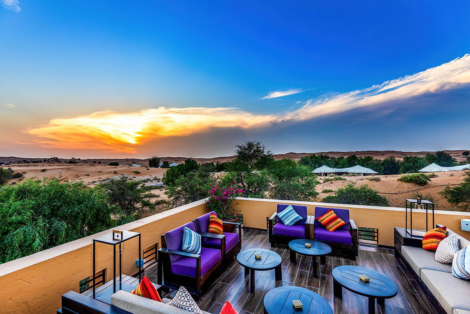 The Ritz-Carlton Ras Al Khaimah, Al Wadi Desert Resort – UAE – Moon Bar Rooftop View