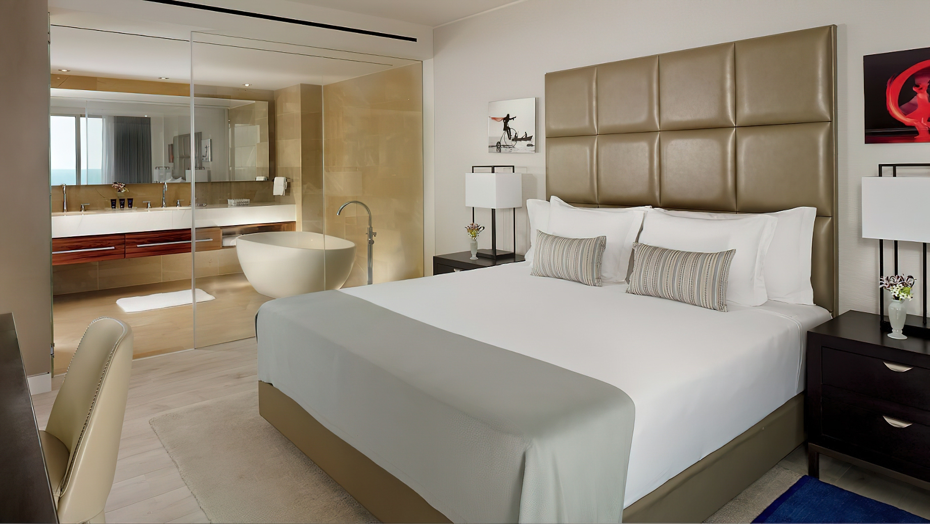 The Ritz-Carlton, Herzliya Hotel - Herzliya, Israel - One Bedroom Mediterranean Suite Bedroom