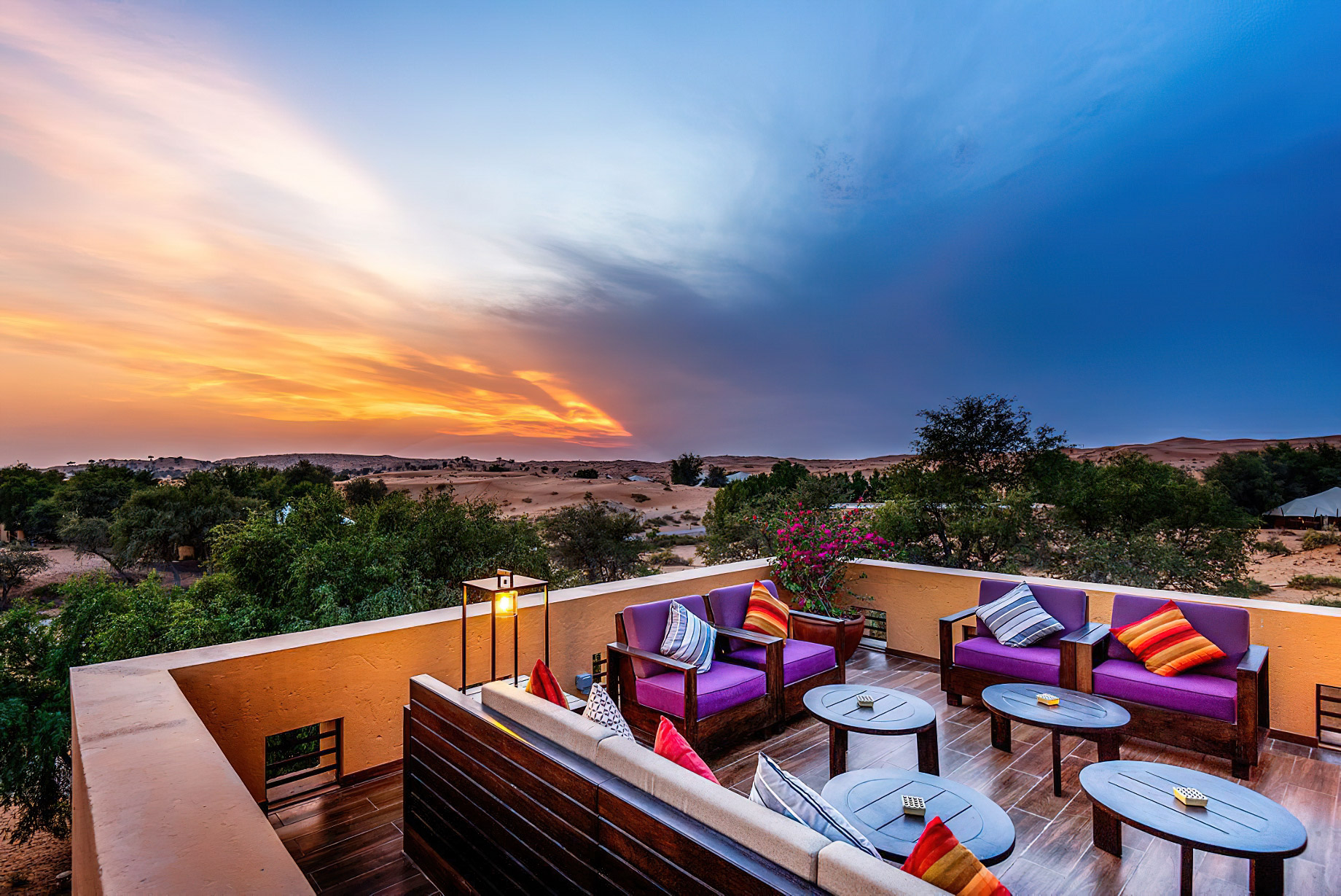 The Ritz-Carlton Ras Al Khaimah, Al Wadi Desert Resort – UAE – Moon Bar Rooftop Seating