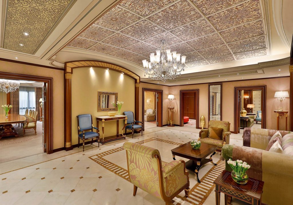 The Ritz-Carlton, Riyadh Hotel - Riyadh, Saudi Arabia - Royal Suite Living Area