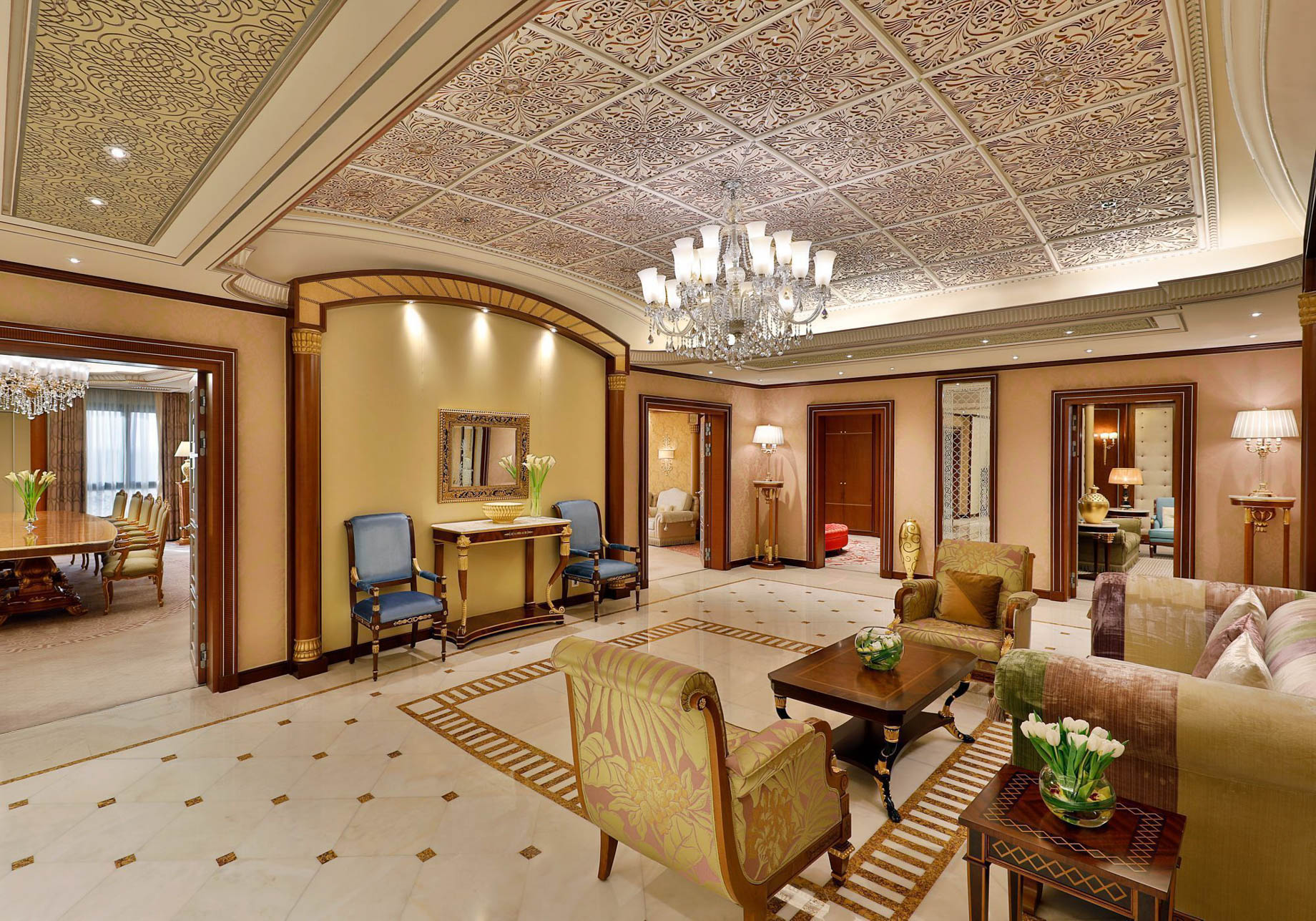 The Ritz-Carlton, Riyadh Hotel – Riyadh, Saudi Arabia – Royal Suite Living Area