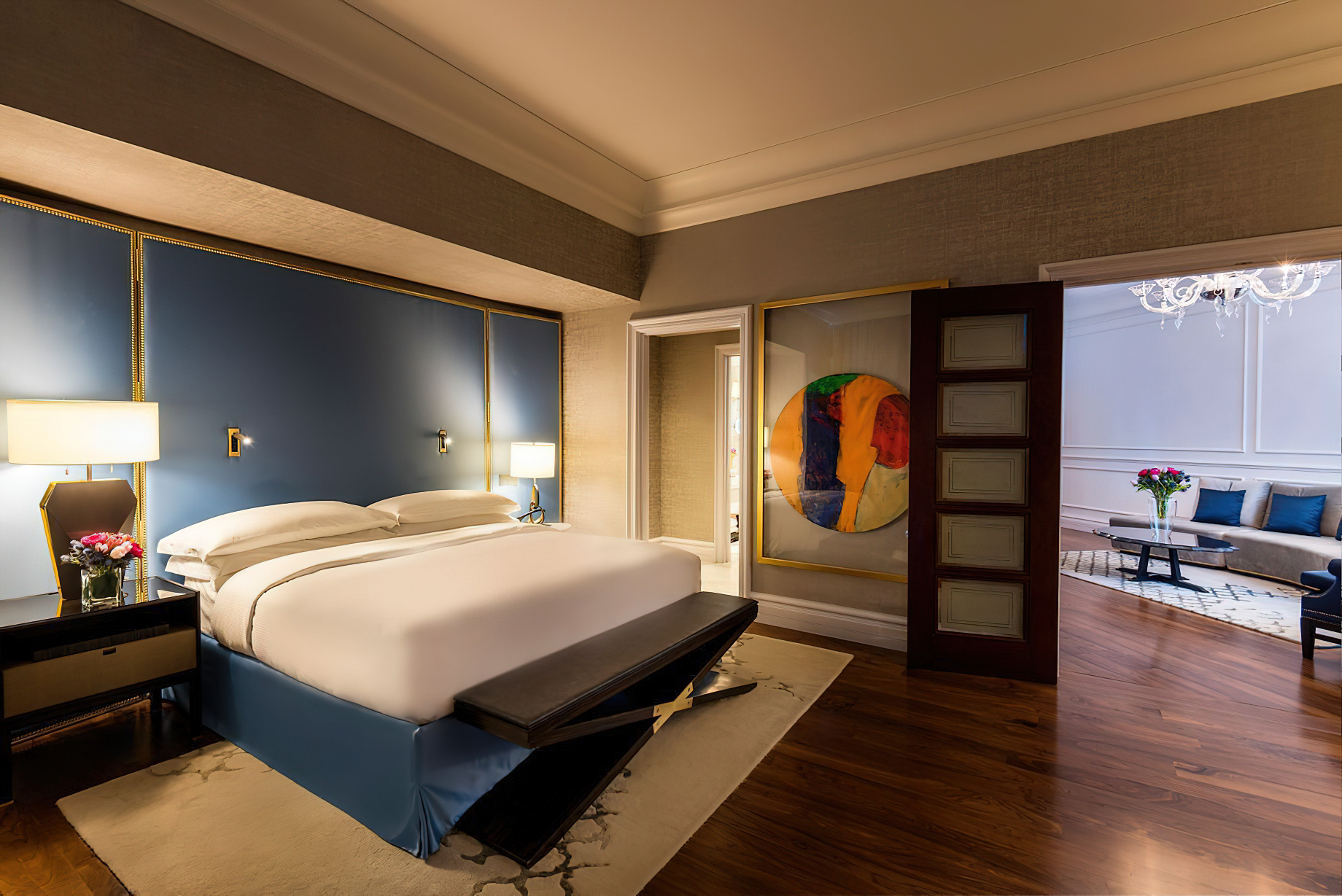 The Ritz-Carlton, Doha Hotel – Doha, Qatar – Junior Suite Bedroom