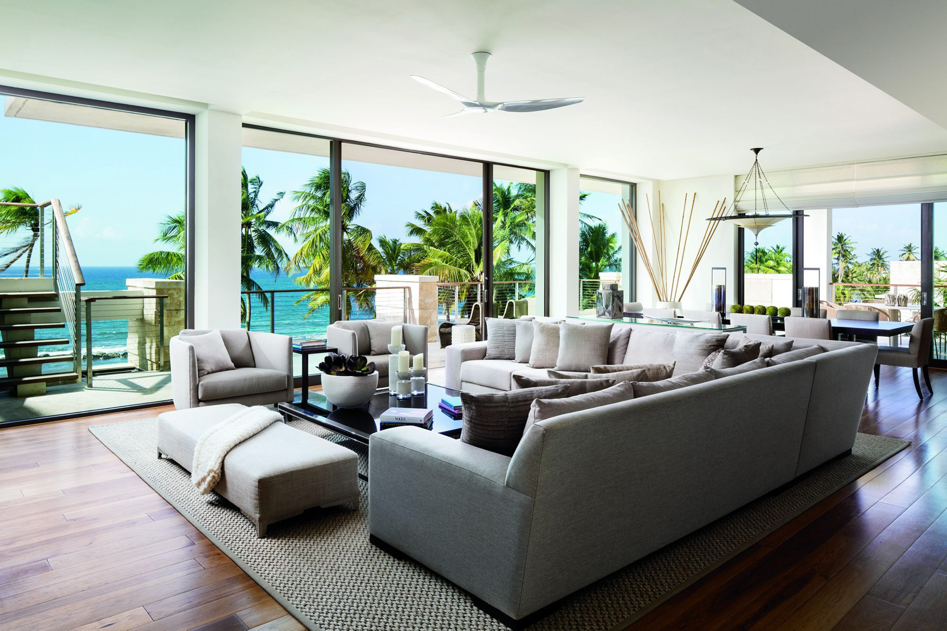 The Ritz-Carlton, Dorado Beach Reserve Resort – Puerto Rico – Four Bedroom Penthouse with Den Living Room