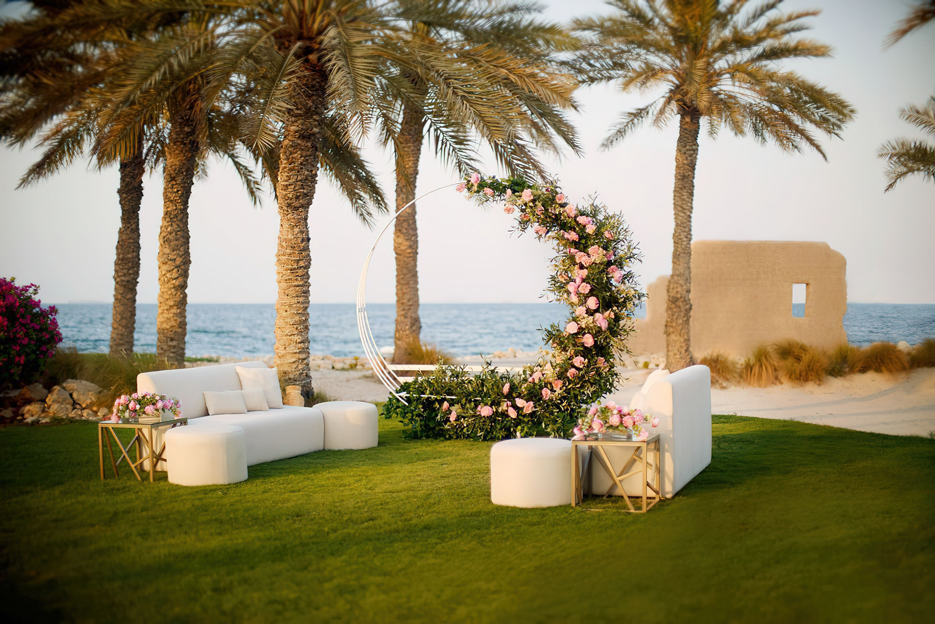 The Ritz-Carlton, Bahrain Resort Hotel – Manama, Bahrain – Wedding Island Setup