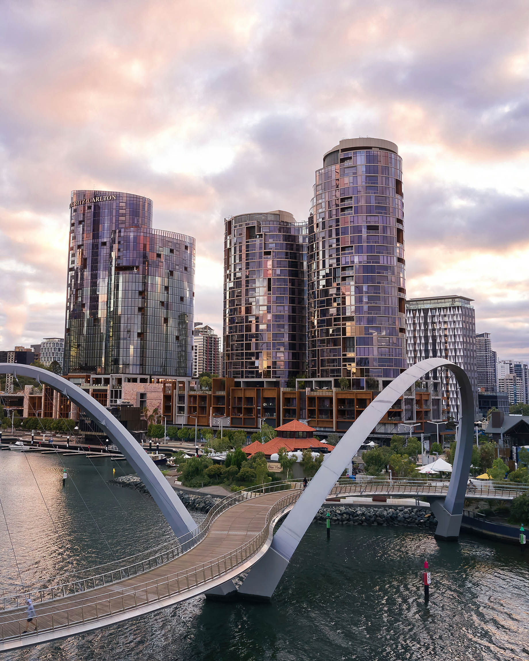 The Ritz-Carlton, Perth Hotel - Perth, Australia - Hotel Aerial View