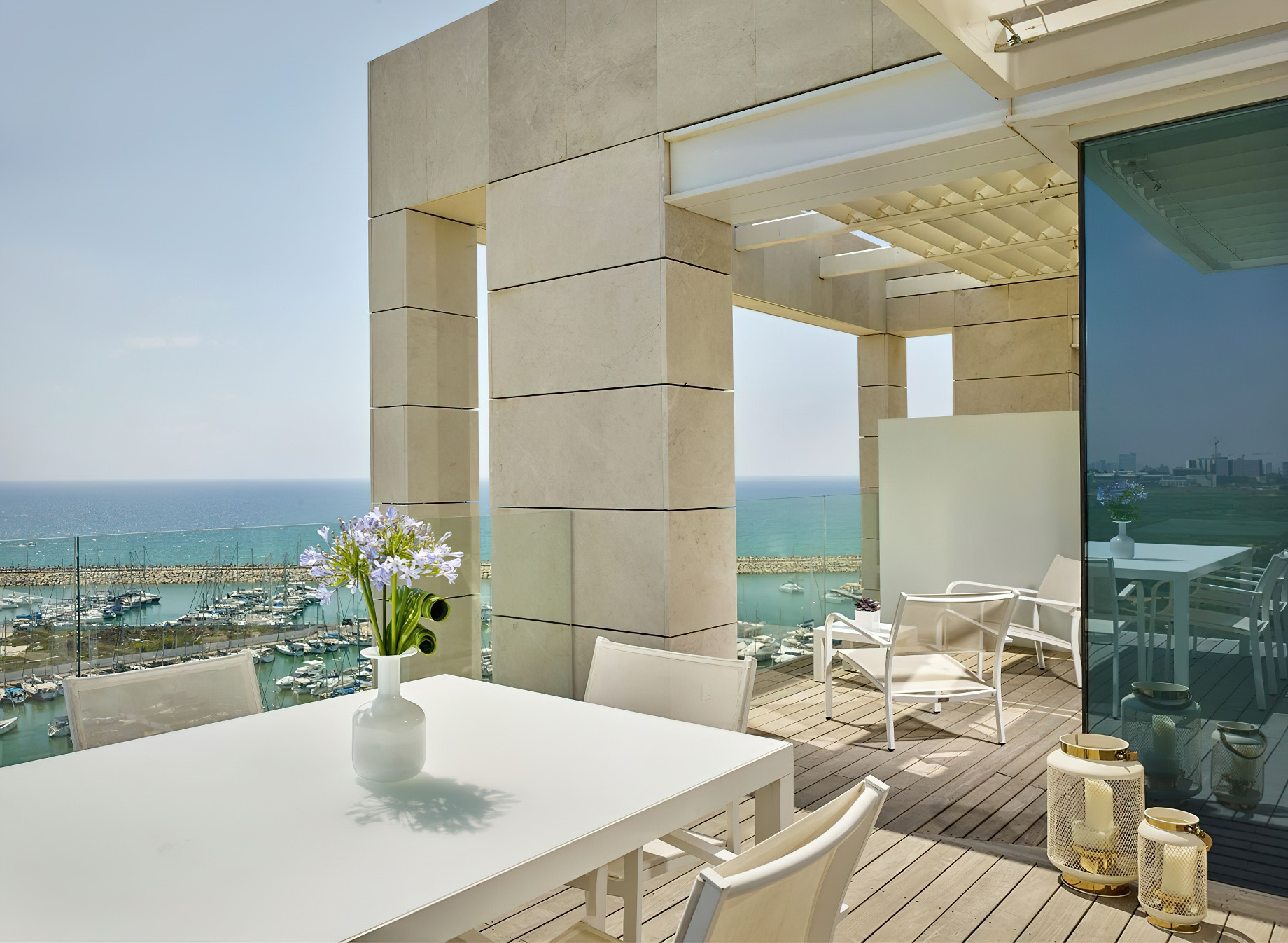 The Ritz-Carlton, Herzliya Hotel – Herzliya, Israel – One Bedroom Penthouse Suite Balcony