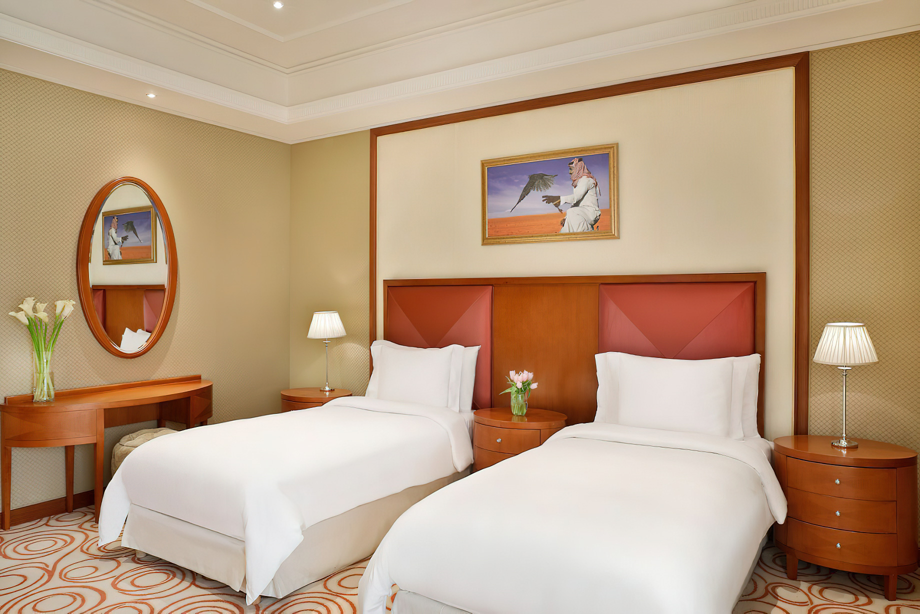 The Ritz-Carlton, Riyadh Hotel – Riyadh, Saudi Arabia – Royal Suite Twin Beds