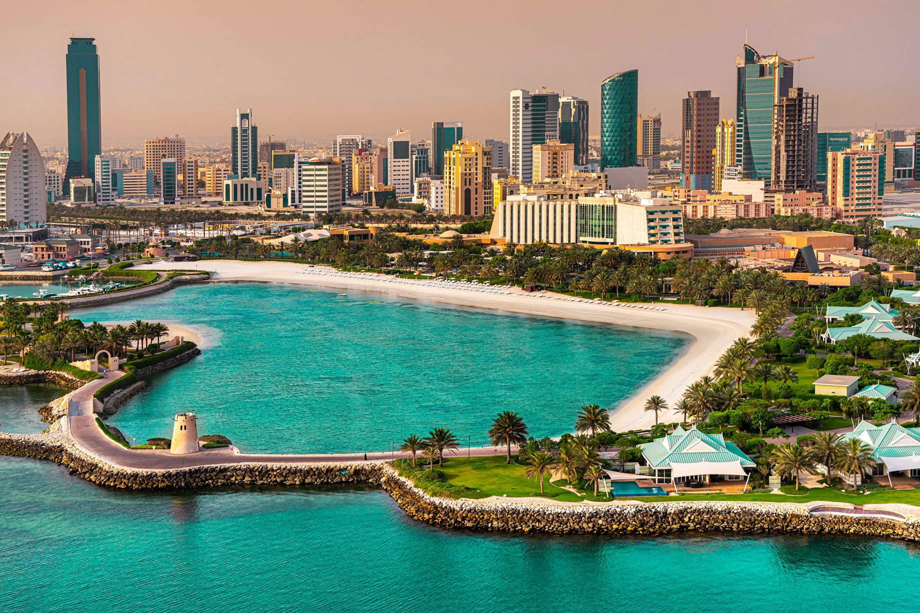 The Ritz-Carlton, Bahrain Resort Hotel – Manama, Bahrain – Aerial View