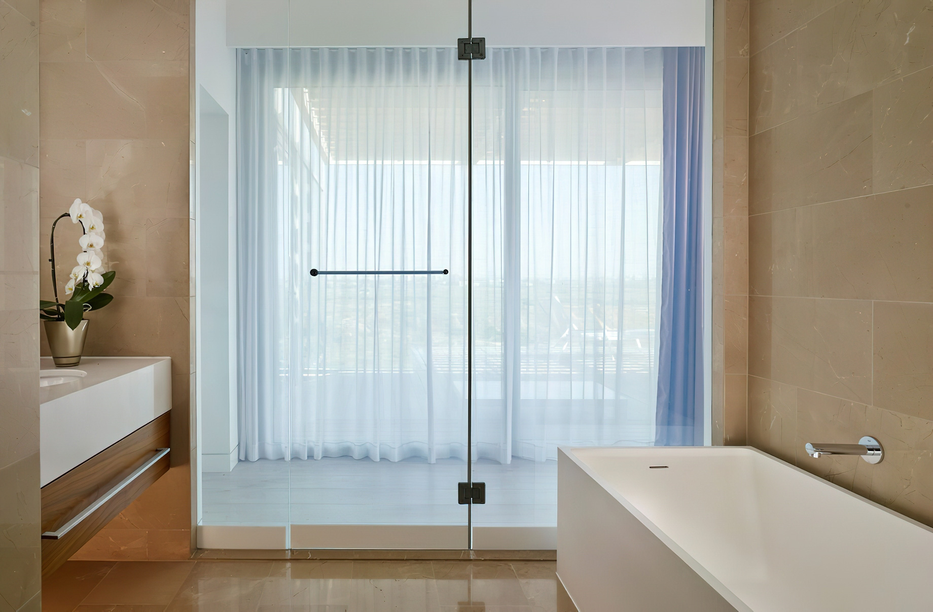 The Ritz-Carlton, Herzliya Hotel – Herzliya, Israel – One Bedroom Penthouse Suite Bathroom