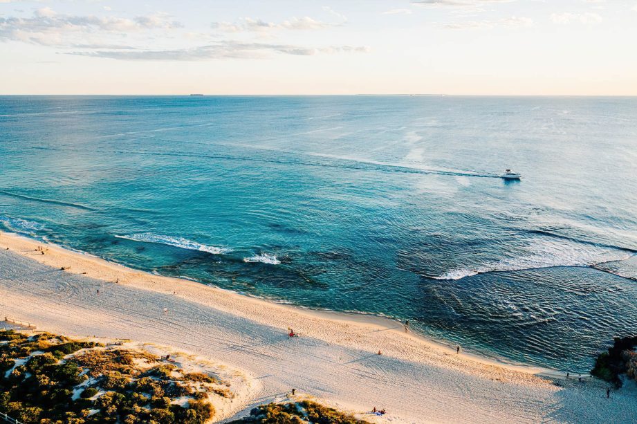 The Ritz-Carlton, Perth Hotel - Perth, Australia - Beach Aerial