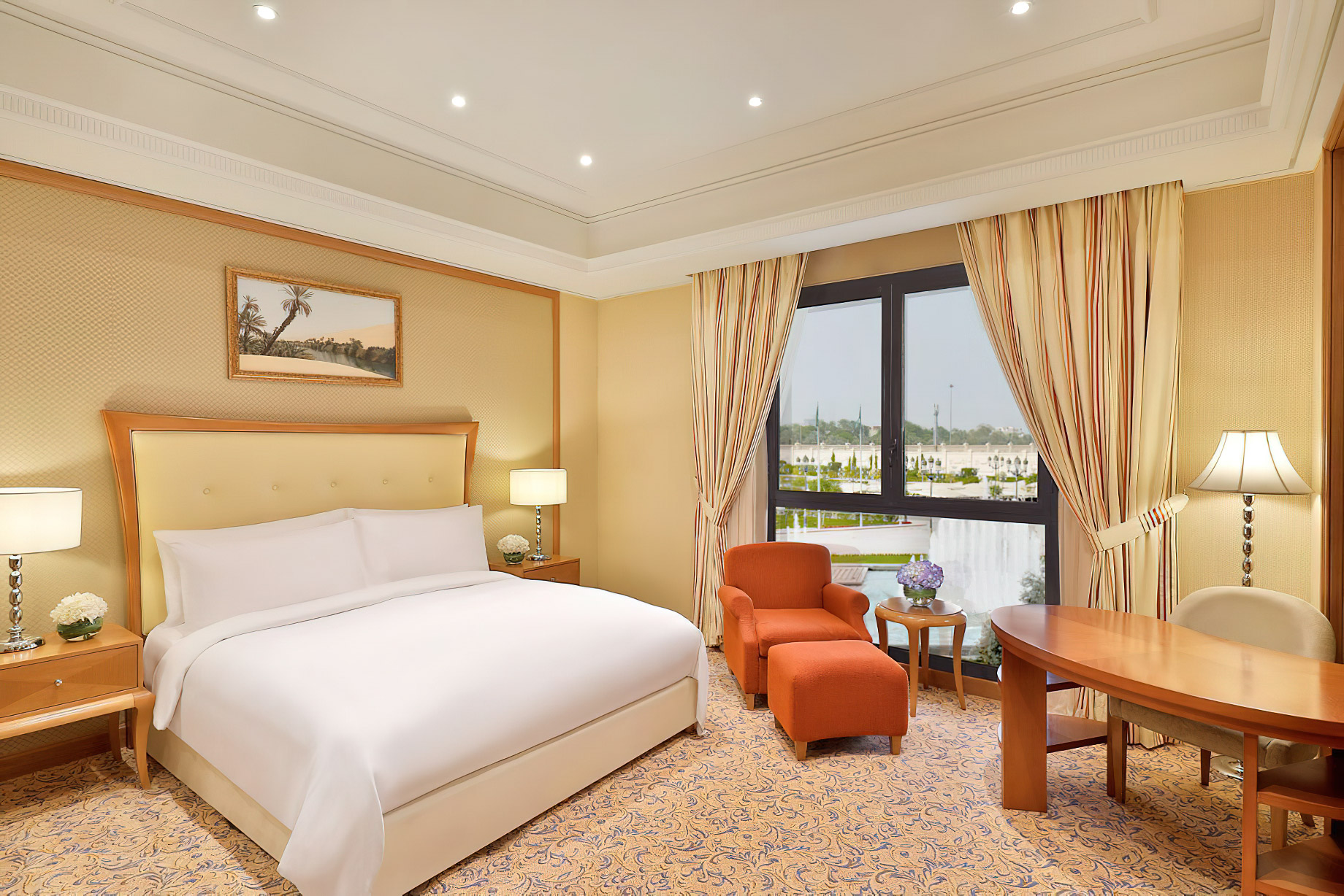 The Ritz-Carlton, Riyadh Hotel – Riyadh, Saudi Arabia – Club Room Bedroom