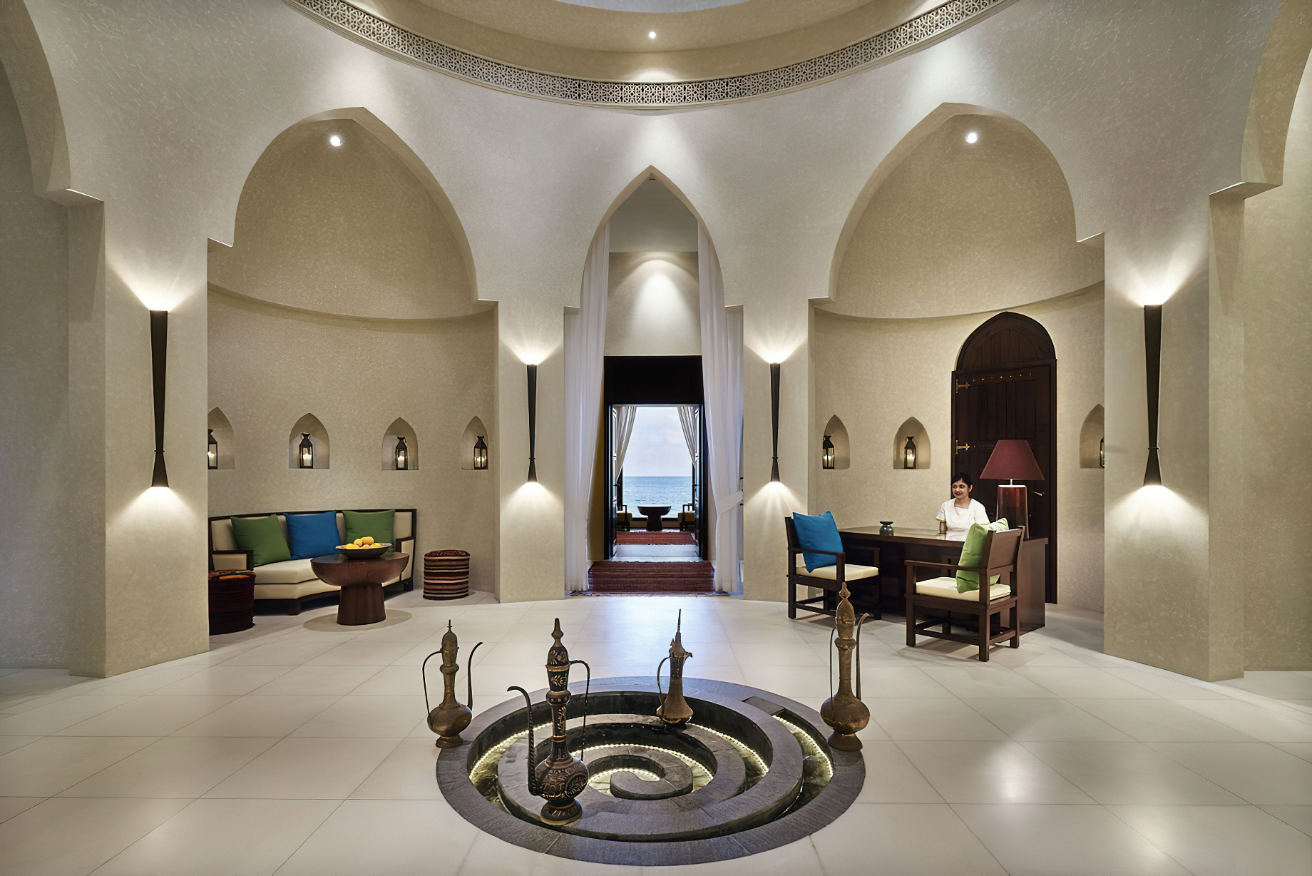 Al Bustan Palace, A Ritz-Carlton Hotel – Muscat, Oman – Spa Reception