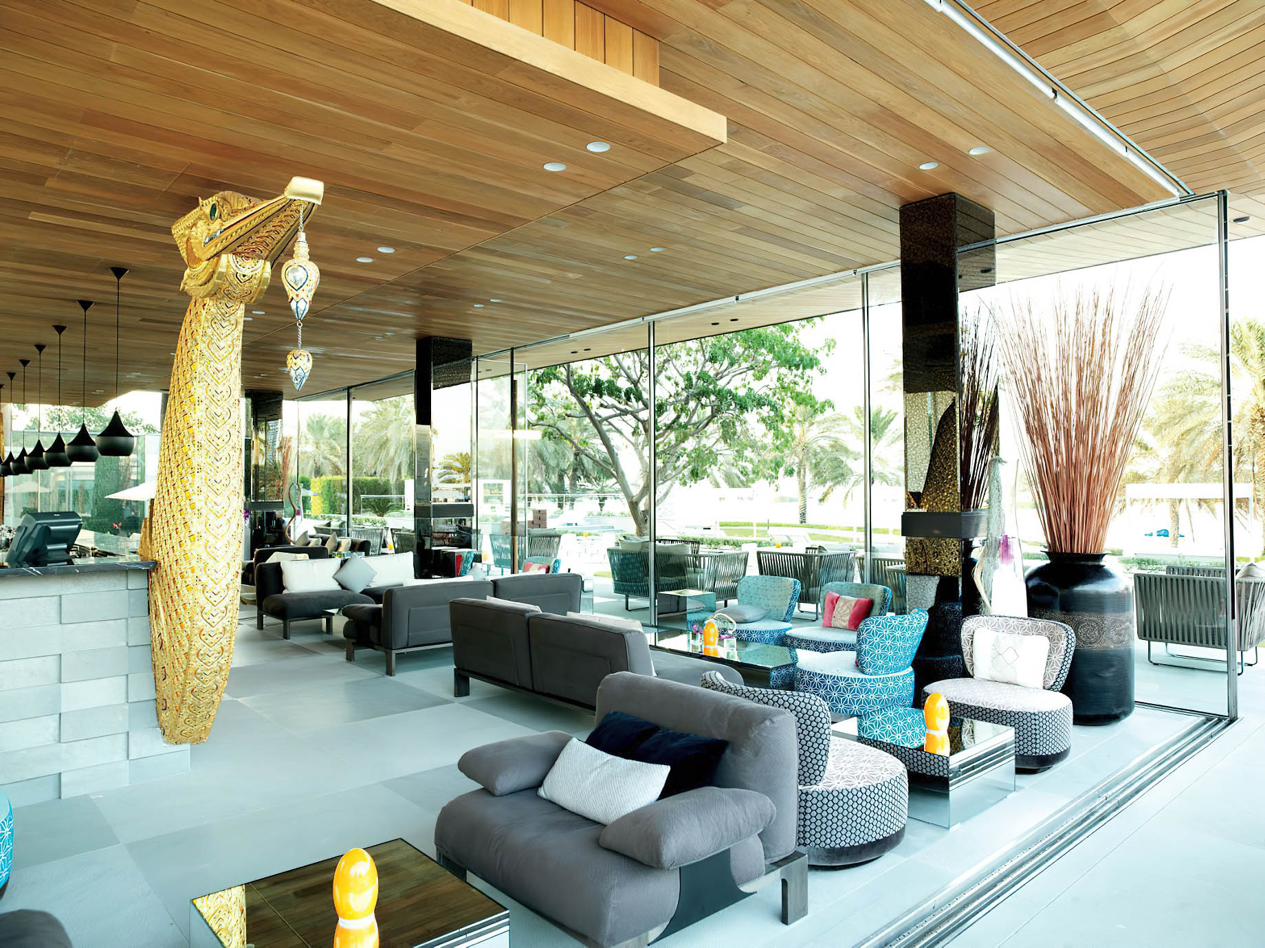 The Ritz-Carlton, Bahrain Resort Hotel – Manama, Bahrain – Thai Lounge Restaurant Tables