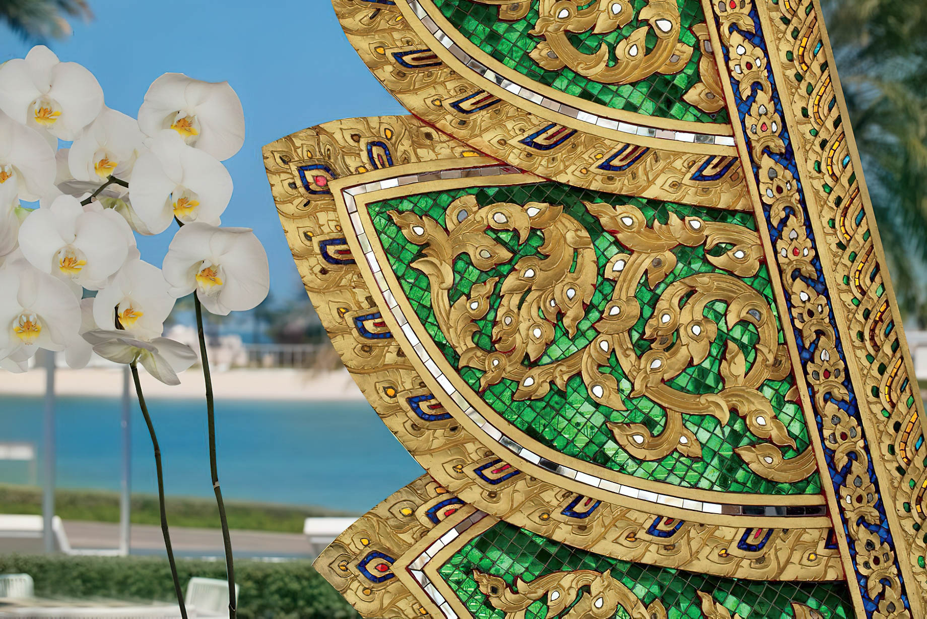 The Ritz-Carlton, Bahrain Resort Hotel - Manama, Bahrain - Thai Lounge Restaurant Decor