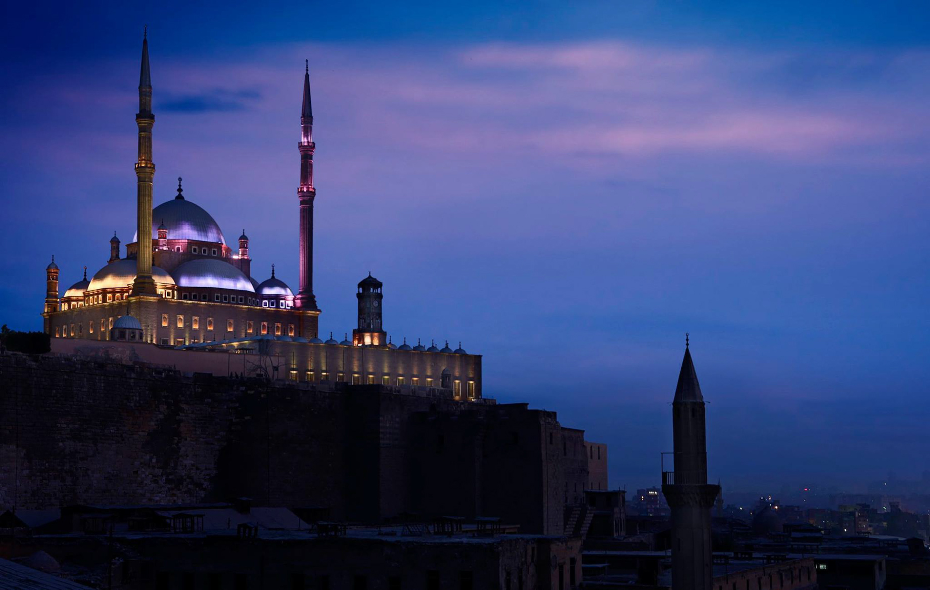 The Nile Ritz-Carlton, Cairo Hotel - Cairo, Egypt - Cairo Night
