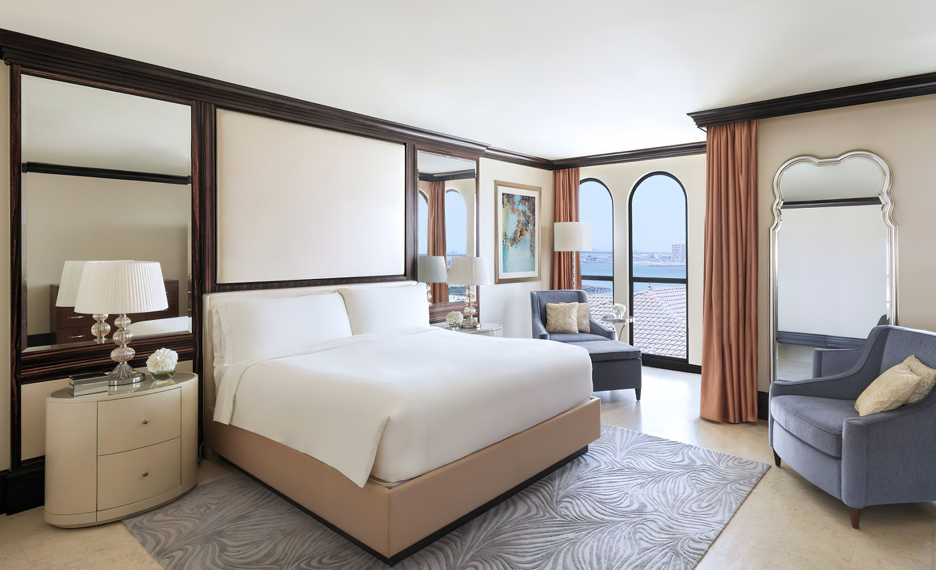 The Ritz-Carlton Abu Dhabi, Grand Canal Hotel – Abu Dhabi, UAE – Venetian Duplex Bedroom