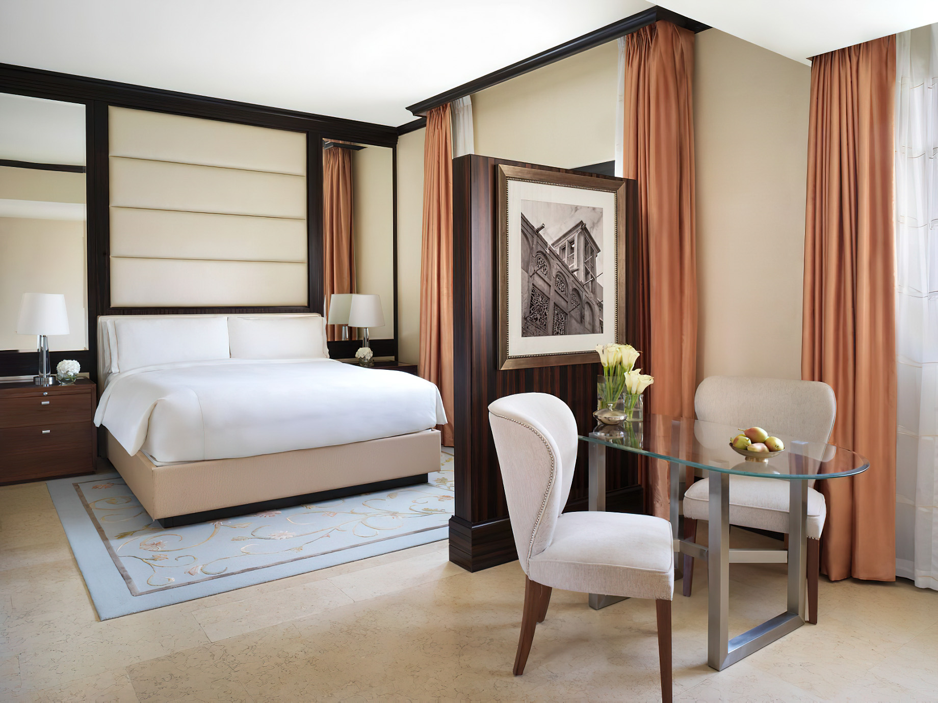 The Ritz-Carlton Abu Dhabi, Grand Canal Hotel – Abu Dhabi, UAE – Two Bedroom Venetian Suite Bedroom
