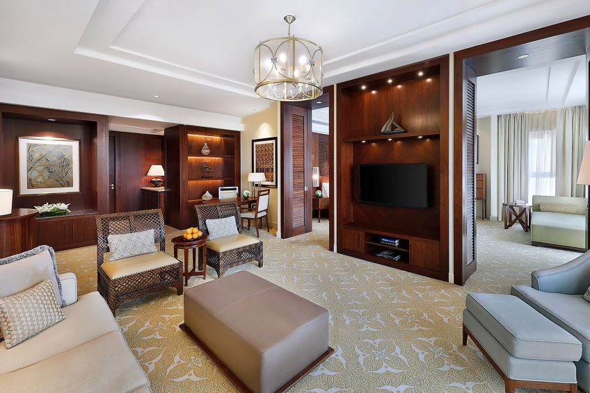 The Ritz-Carlton, Dubai Hotel - JBR Beach, Dubai, UAE - One Bedroom Suite Living Room