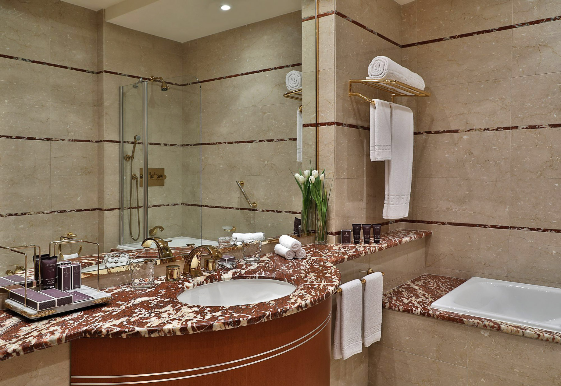 The Ritz-Carlton, Riyadh Hotel – Riyadh, Saudi Arabia – Executive Club Suite Bathroom