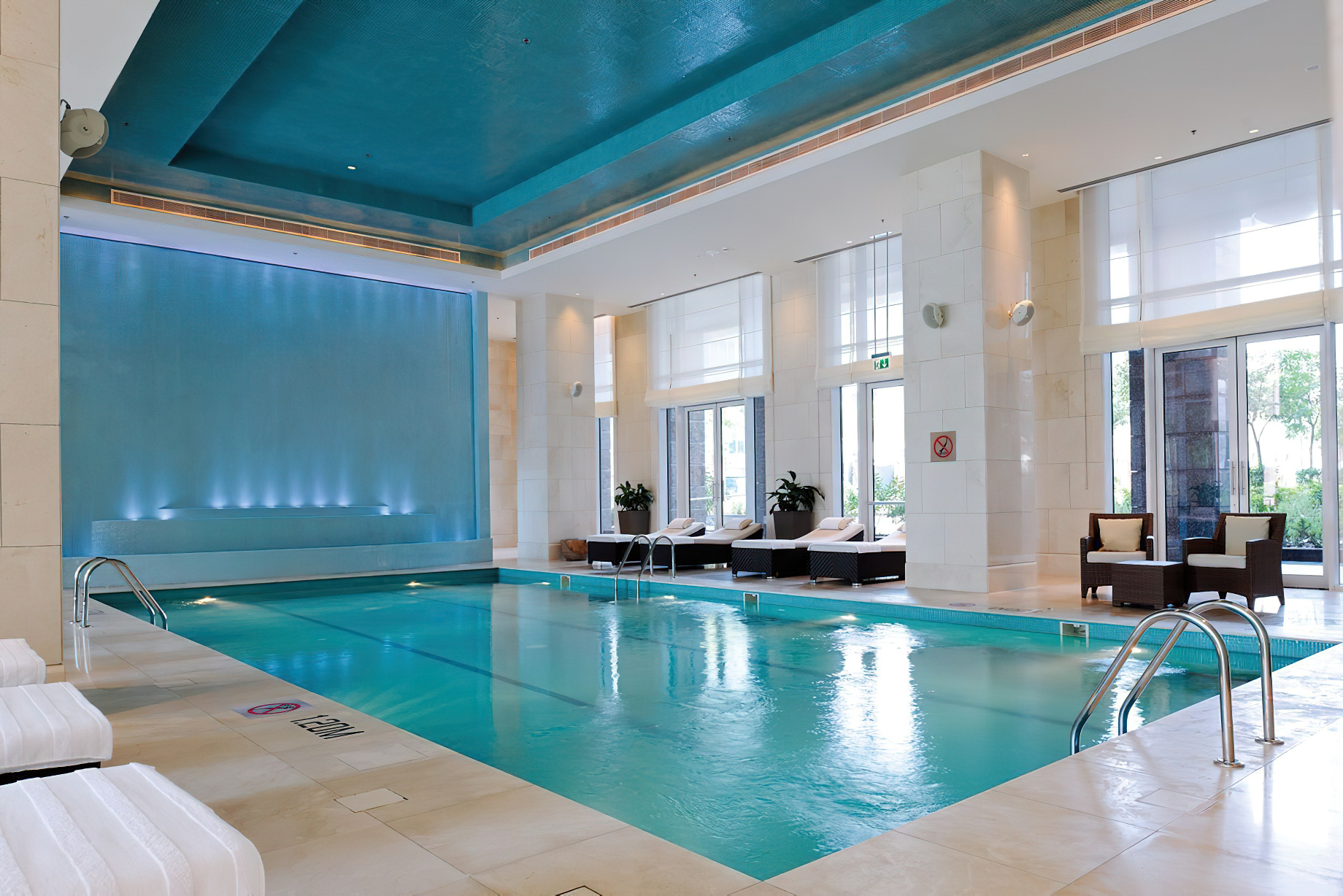 The Ritz-Carlton, Dubai International Financial Centre Hotel - UAE - Spa Indoor Pool
