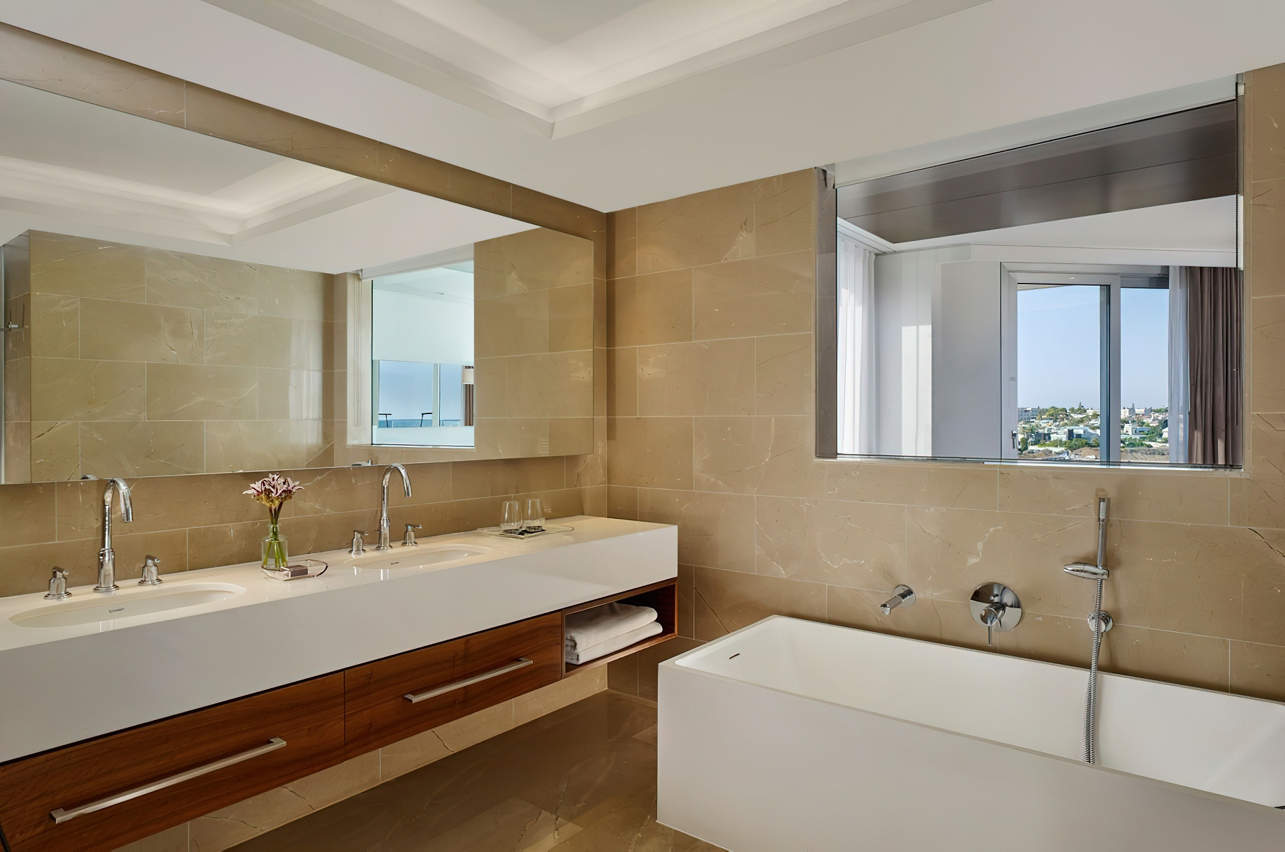 The Ritz-Carlton, Herzliya Hotel – Herzliya, Israel – Superior Room Bathroom