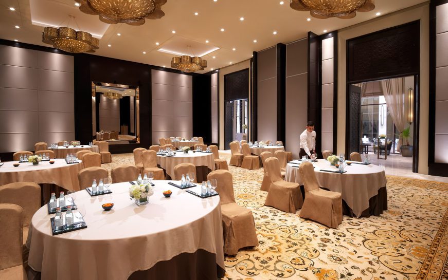 The Ritz-Carlton Ras Al Khaimah, Al Wadi Desert Resort - UAE - Falcon Ballroom Cabaret Setup