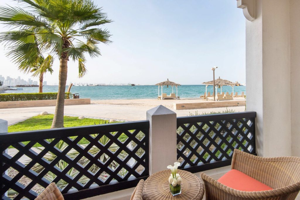 Sharq Village & Spa, A Ritz-Carlton Hotel - Doha, Qatar - Guest Room Balcony Ocean View