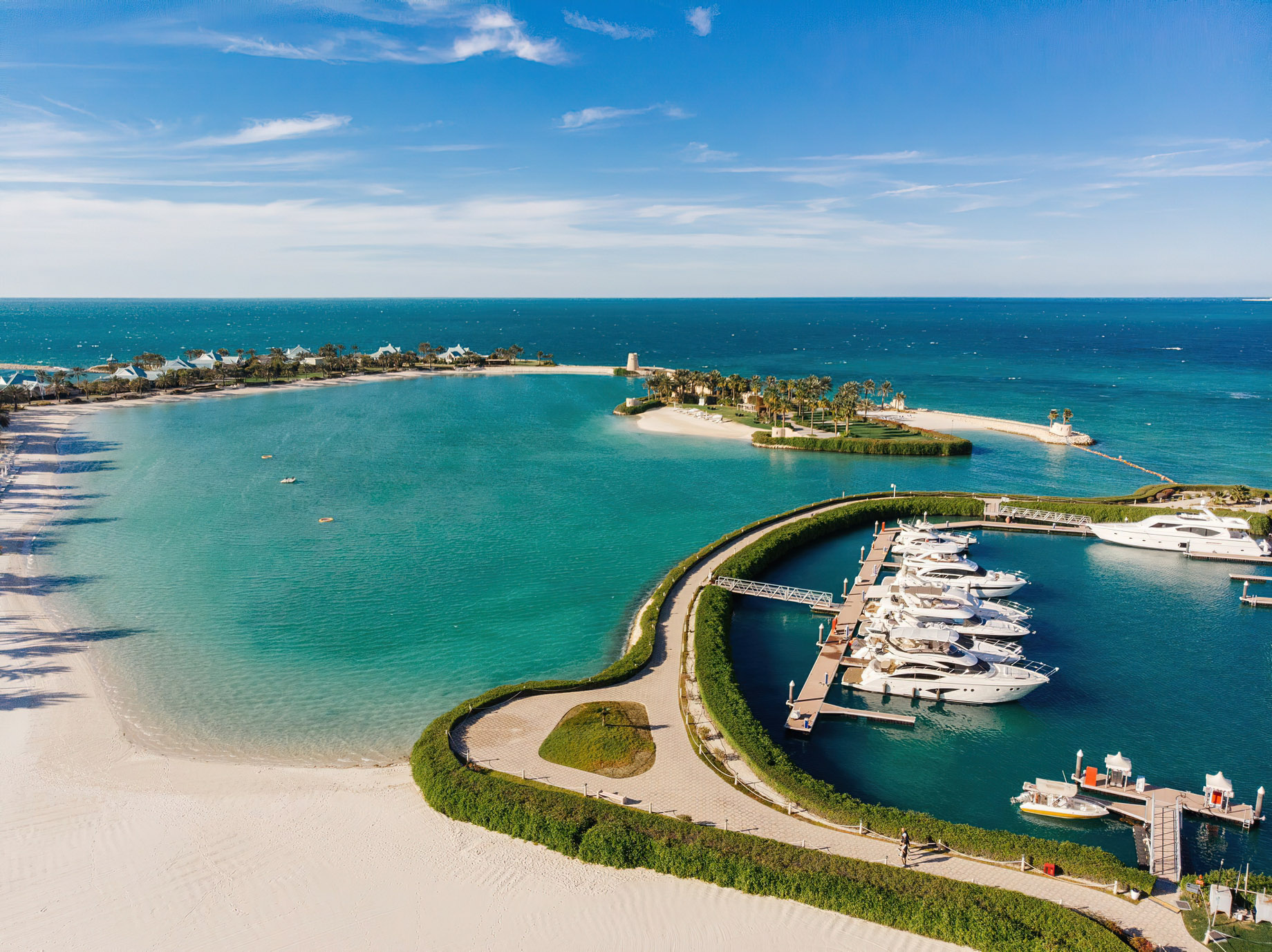 The Ritz-Carlton, Bahrain Resort Hotel – Manama, Bahrain – Marina Aerial View