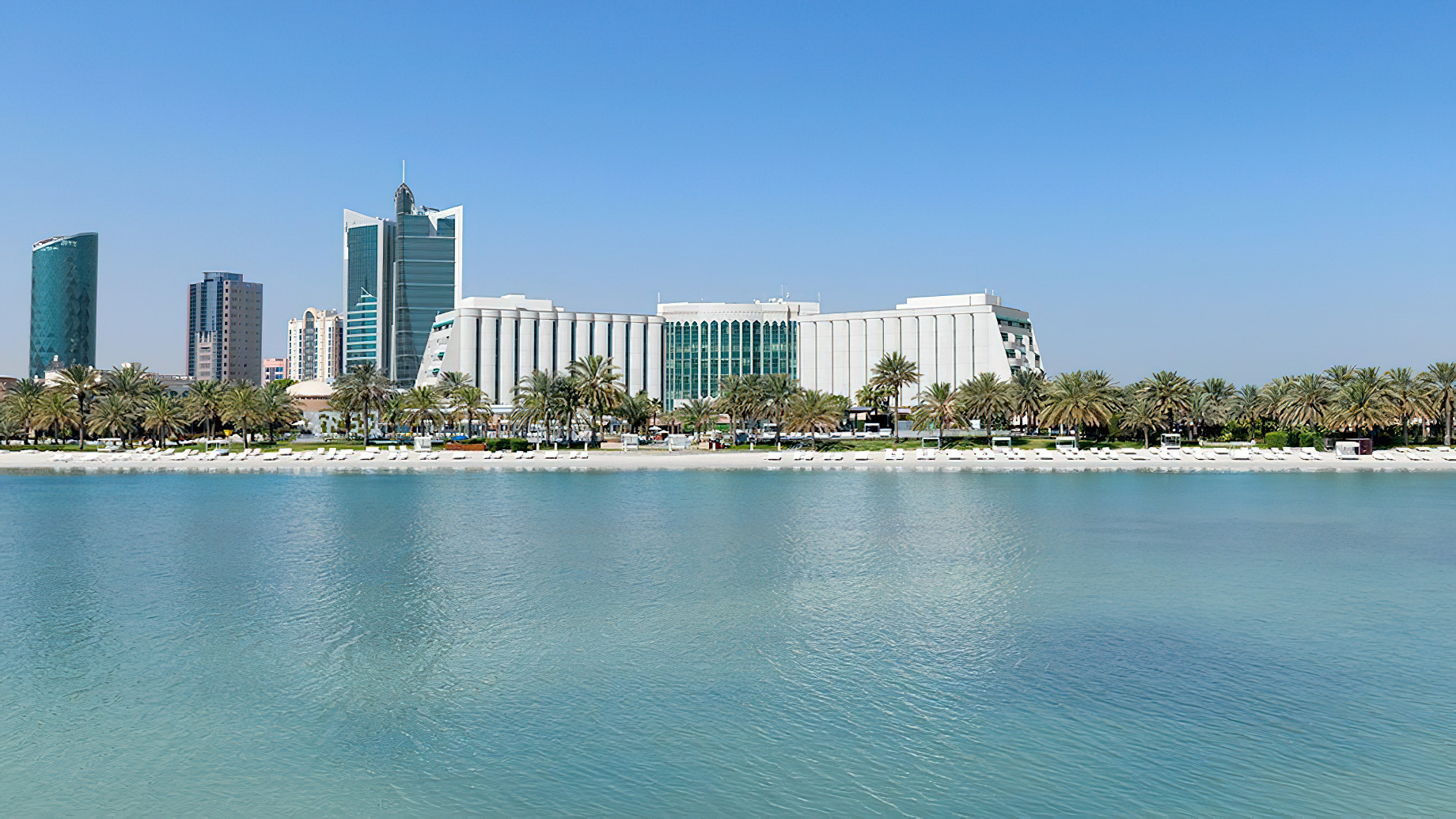 The Ritz-Carlton, Bahrain Resort Hotel – Manama, Bahrain – Hotel Beach Aerial View