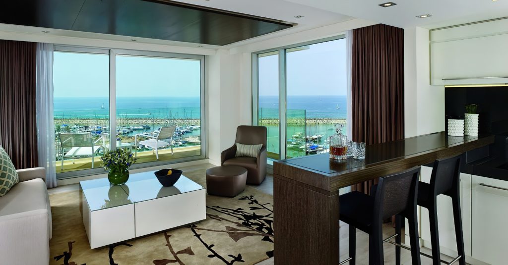 The Ritz-Carlton, Herzliya Hotel - Herzliya, Israel - Two Bedroom Mediterranean Suite Living Area