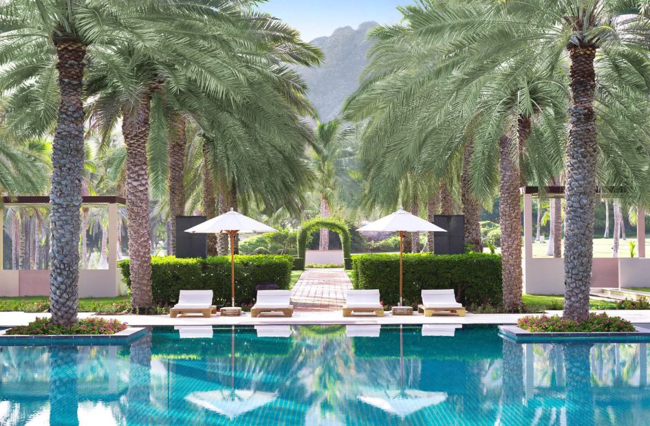 Al Bustan Palace, A Ritz-Carlton Hotel - Muscat, Oman - Hotel Pool Deck