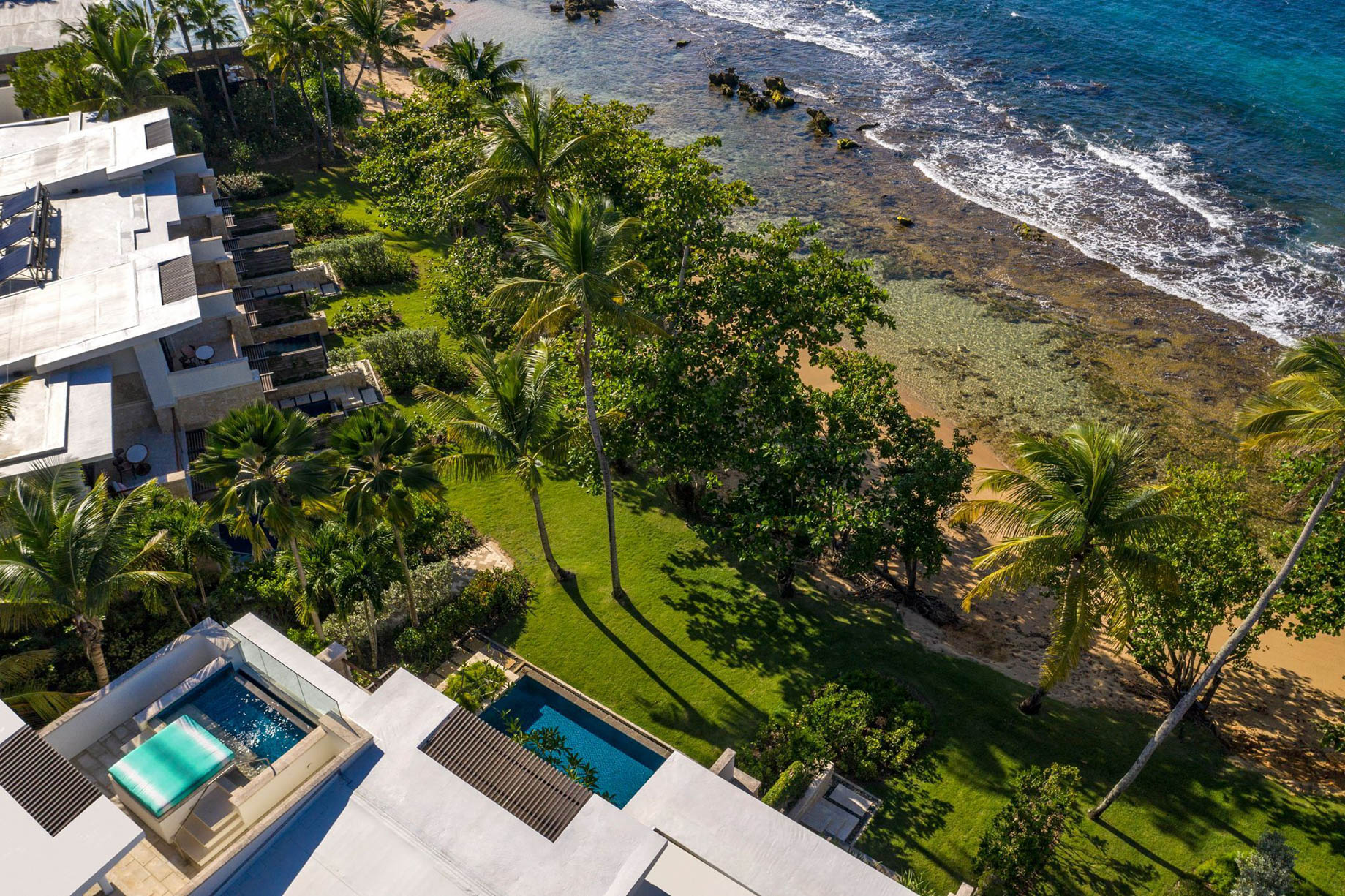 The Ritz-Carlton, Dorado Beach Reserve Resort – Puerto Rico – Beachfront Accommodation Aerial View