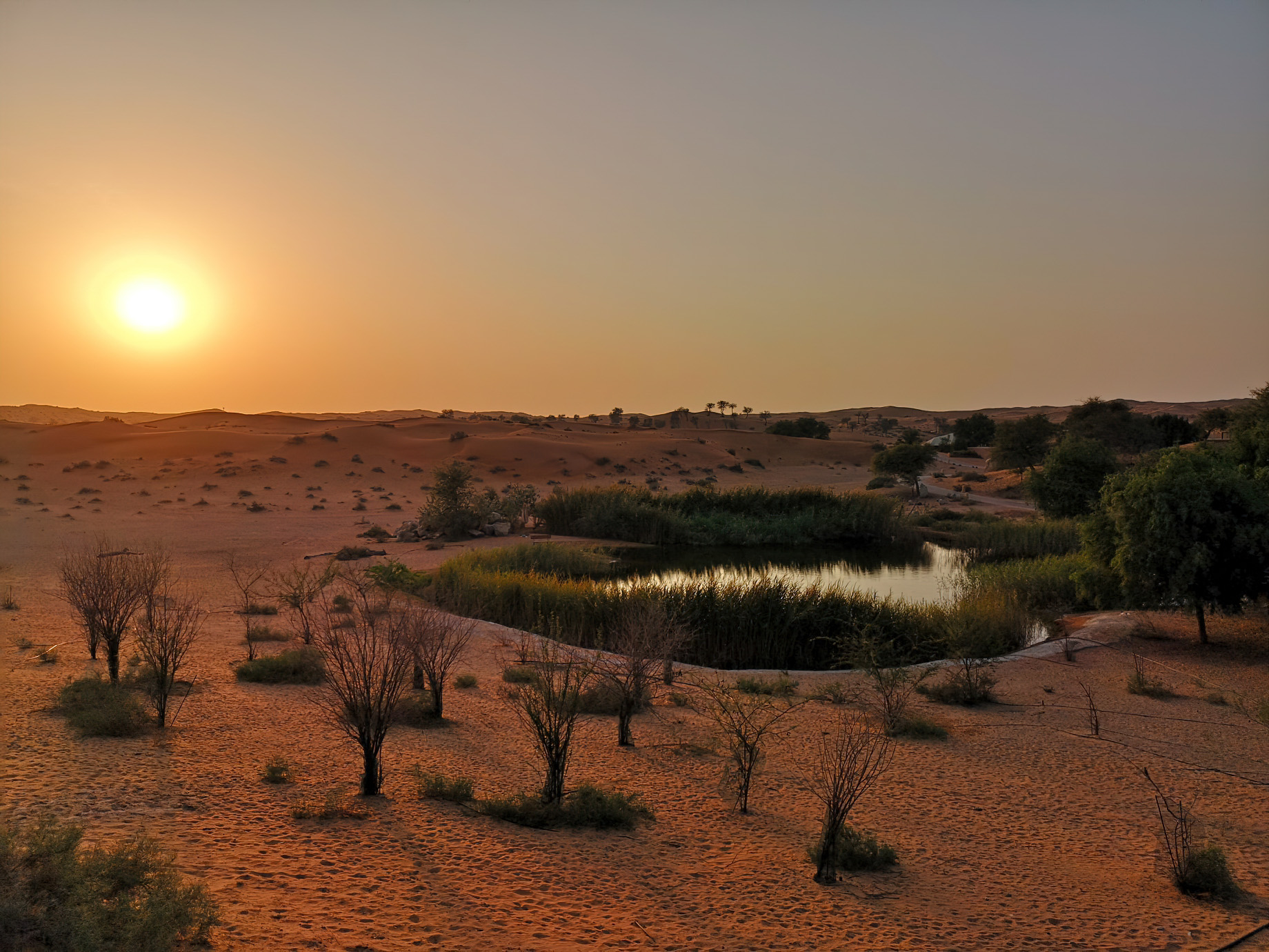 The Ritz-Carlton Ras Al Khaimah, Al Wadi Desert Resort – UAE – Desert Sunset