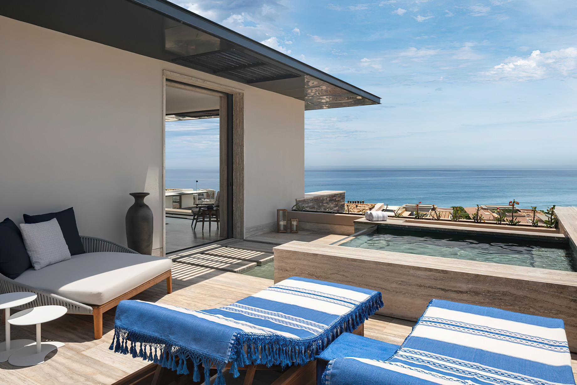 The Ritz-Carlton, Zadun Reserve Resort – Los Cabos, Mexico – Ocean View Pool Guest Room Private Terrace