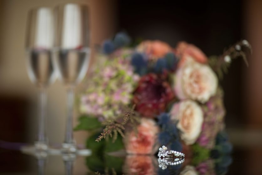 The Ritz-Carlton, Herzliya Hotel - Herzliya, Israel - Wedding Flower Bouquet and Ring