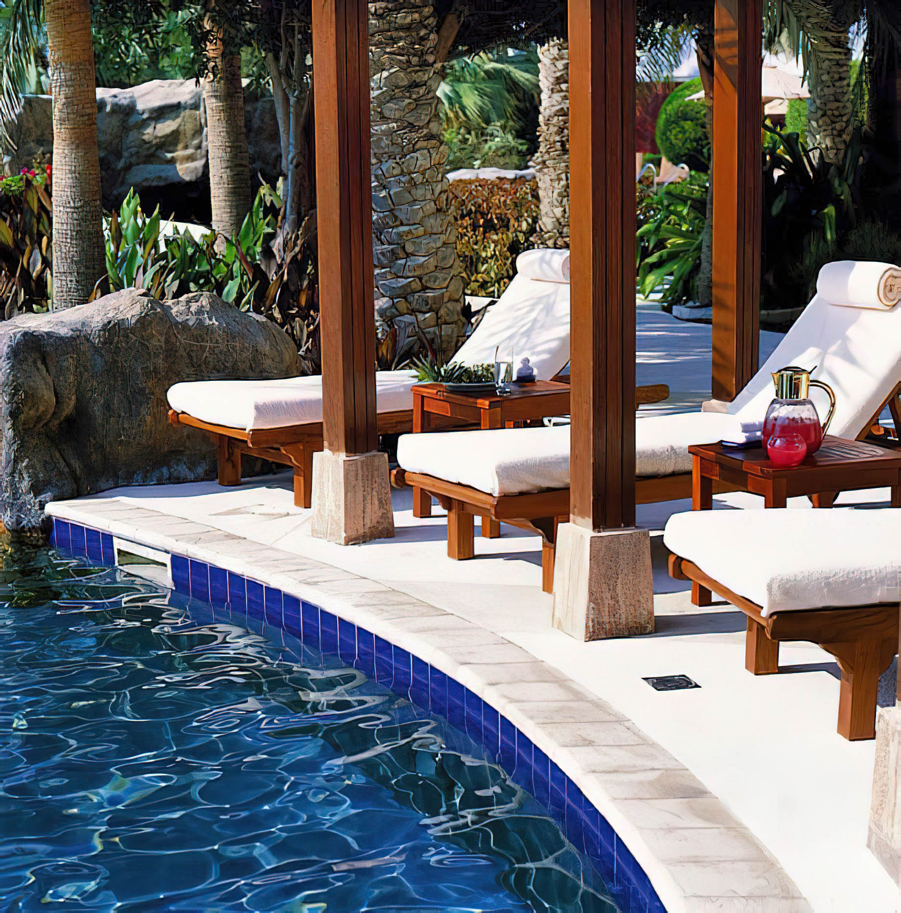 The Ritz-Carlton, Doha Hotel – Doha, Qatar – Poolside Deck Chairs