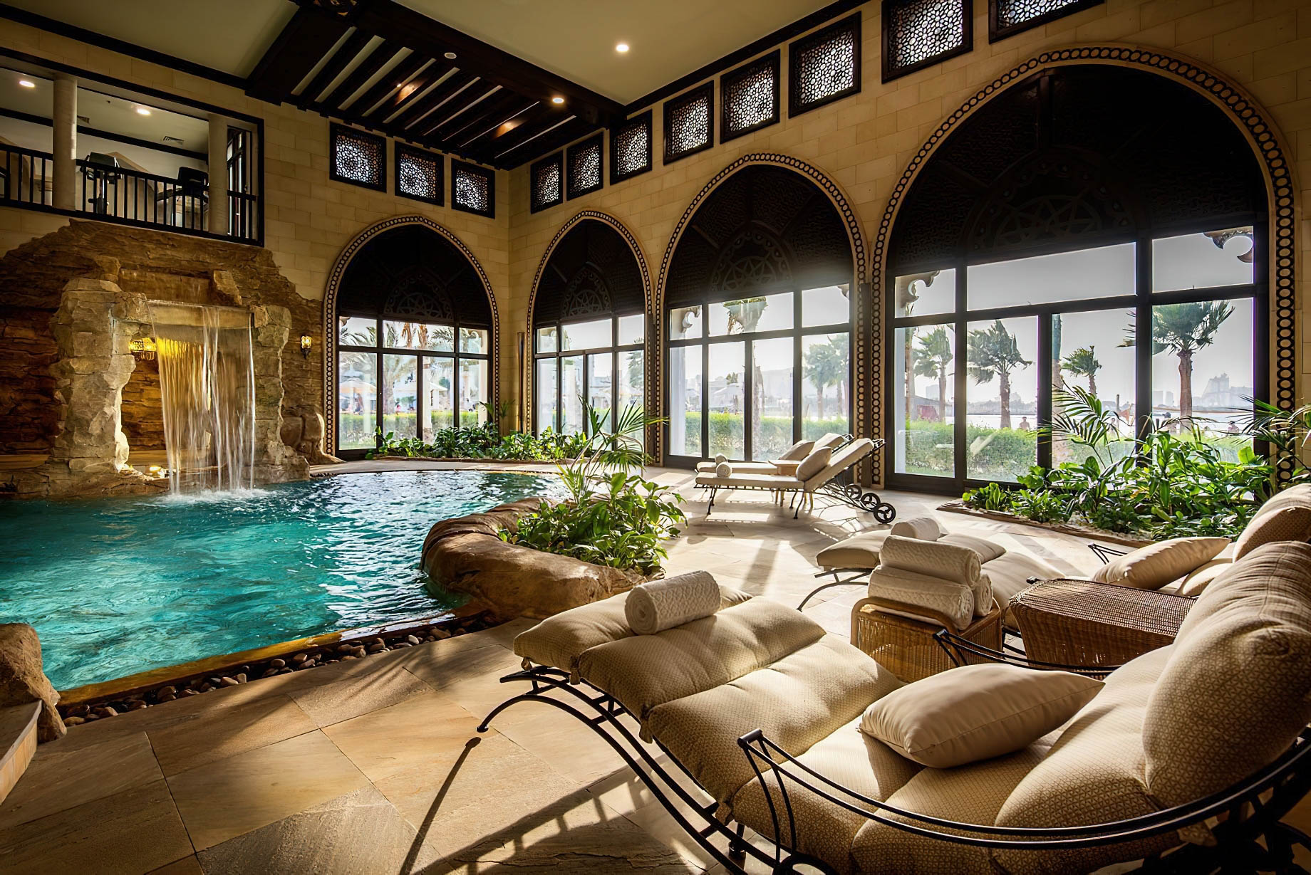 Sharq Village & Spa, A Ritz-Carlton Hotel – Doha, Qatar – Royal Villa Interior Pool