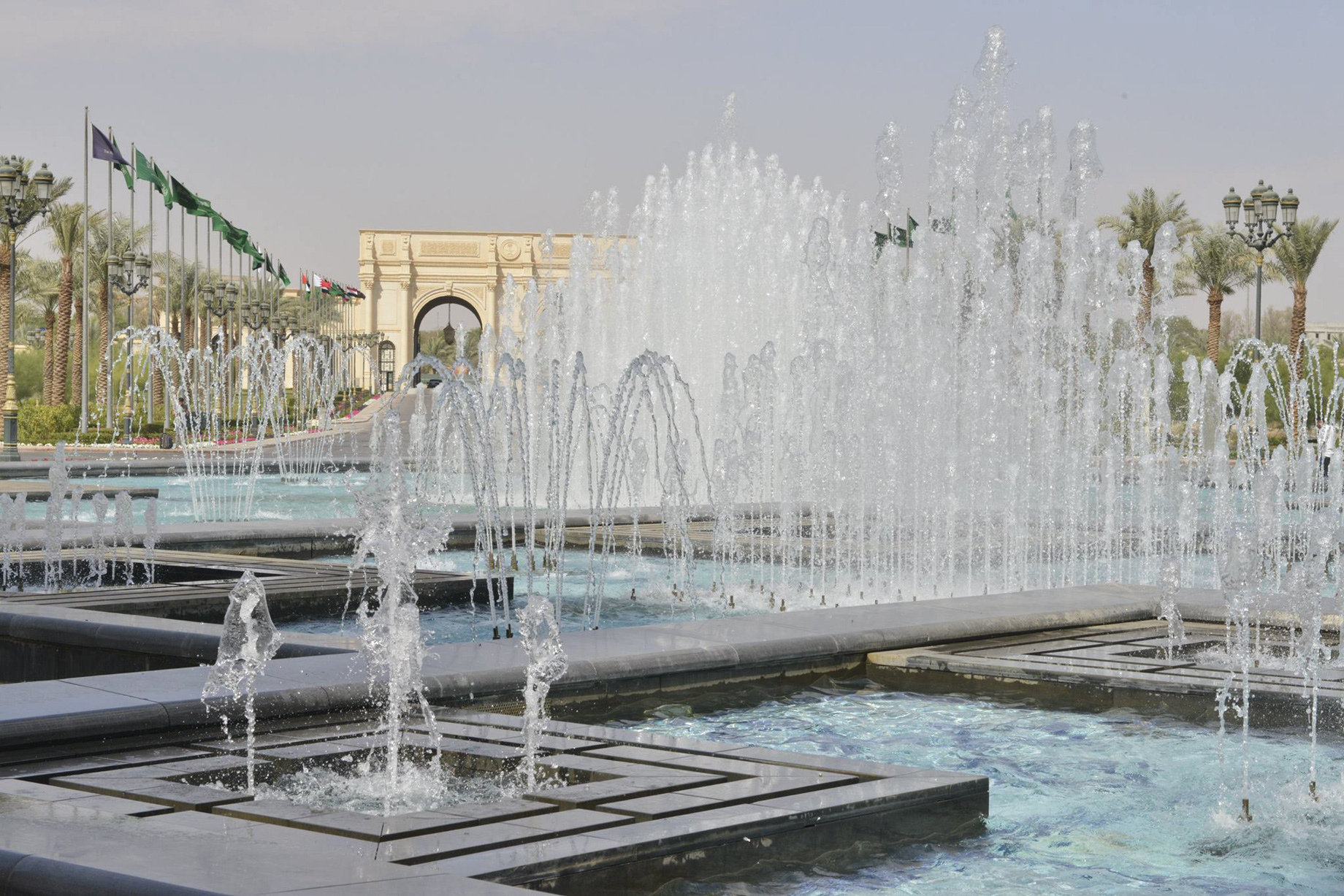 The Ritz-Carlton, Riyadh Hotel – Riyadh, Saudi Arabia – Exterior Fountain