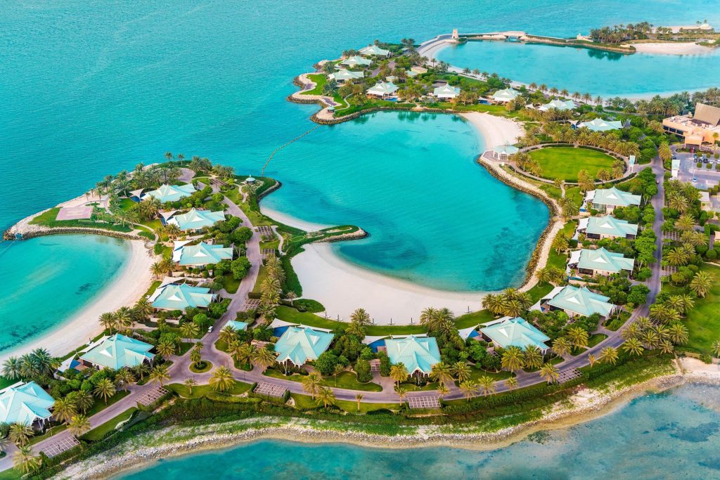 The Ritz-Carlton, Bahrain Resort Hotel - Manama, Bahrain - Villas Aerial View