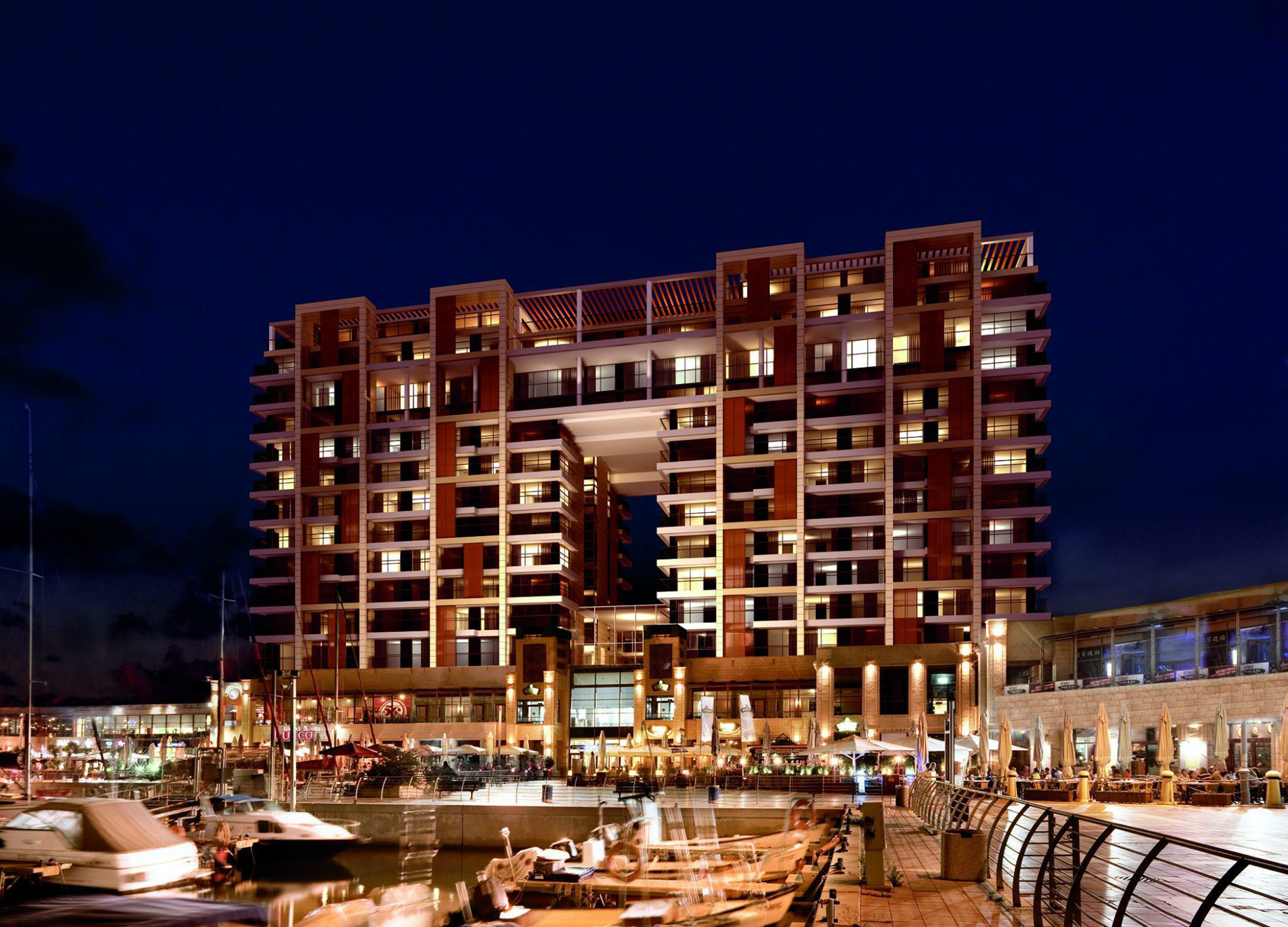 The Ritz-Carlton, Herzliya Hotel – Herzliya, Israel – Hotel Exterior Night View